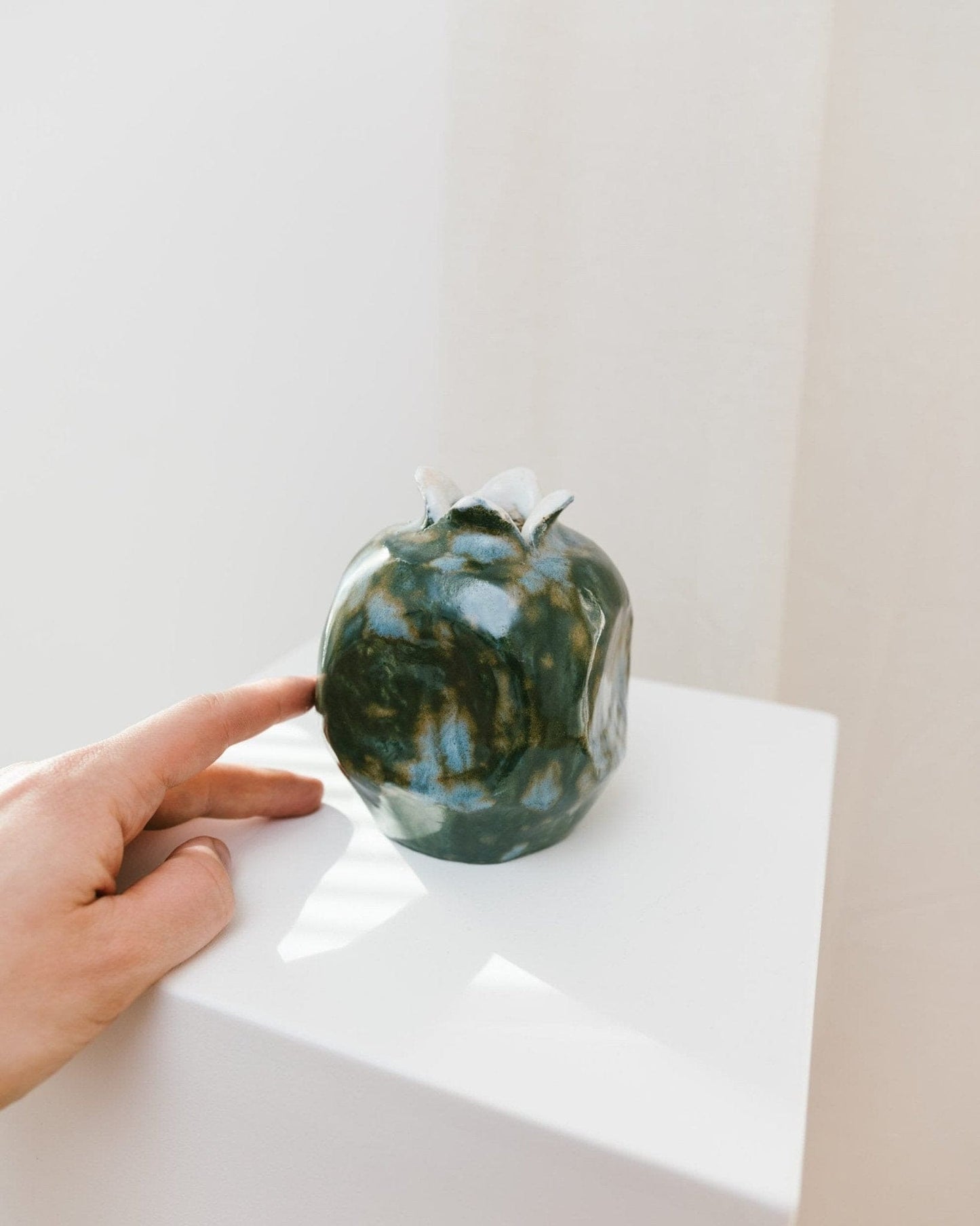 Vintage Keramikvase handgefertigt Italien Studio Keramik 70er