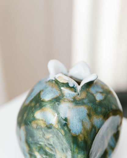 Vintage Keramikvase handgefertigt Italien Studio Keramik 70er