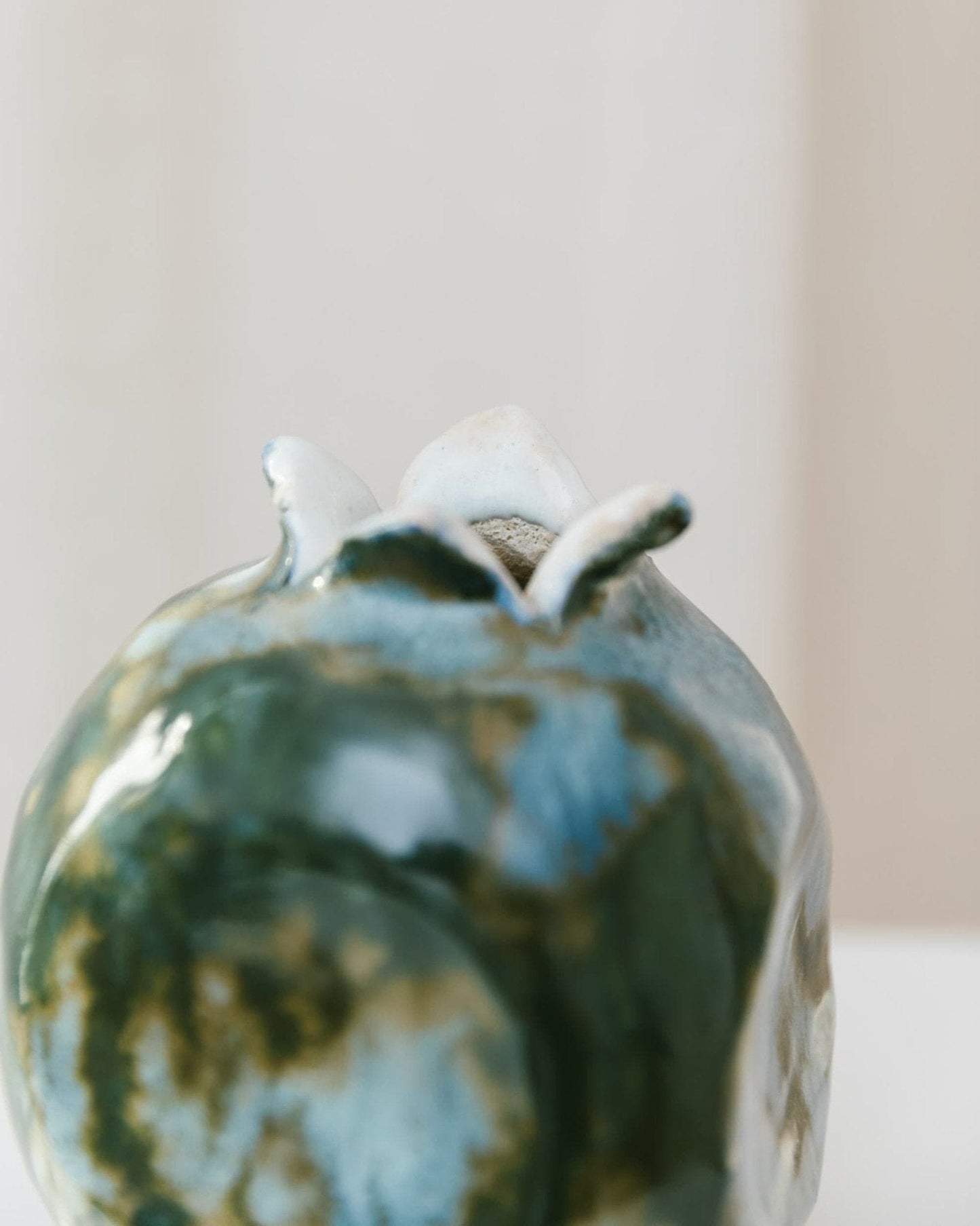 Vintage Keramikvase handgefertigt Italien Studio Keramik 70er