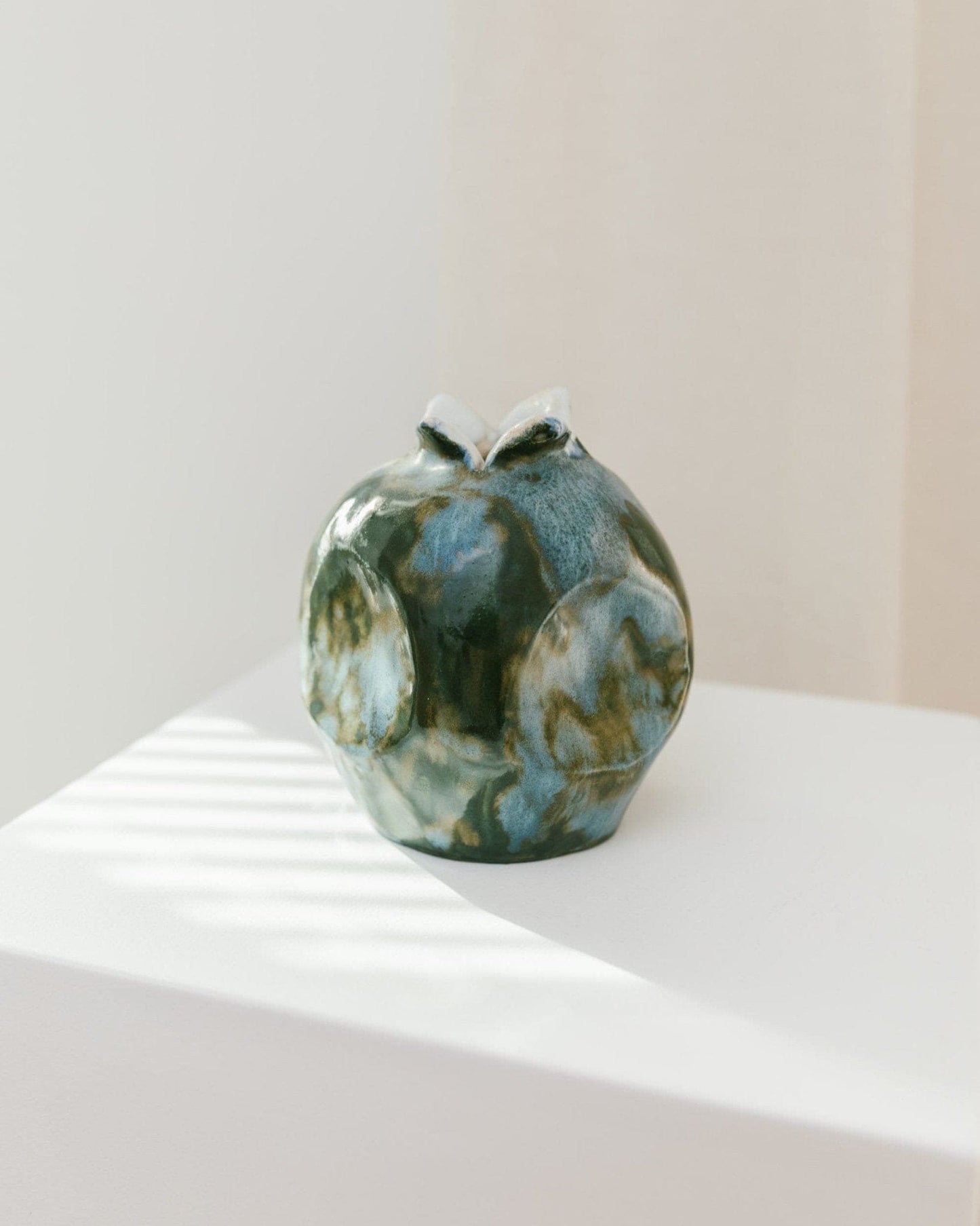 Vintage Keramikvase handgefertigt Italien Studio Keramik 70er