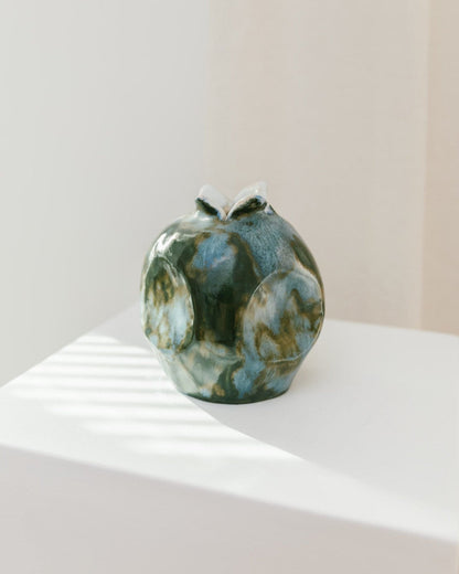 Vintage Keramikvase handgefertigt Italien Studio Keramik 70er