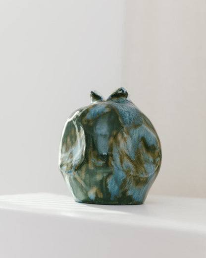 Vintage Keramikvase handgefertigt Italien Studio Keramik 70er