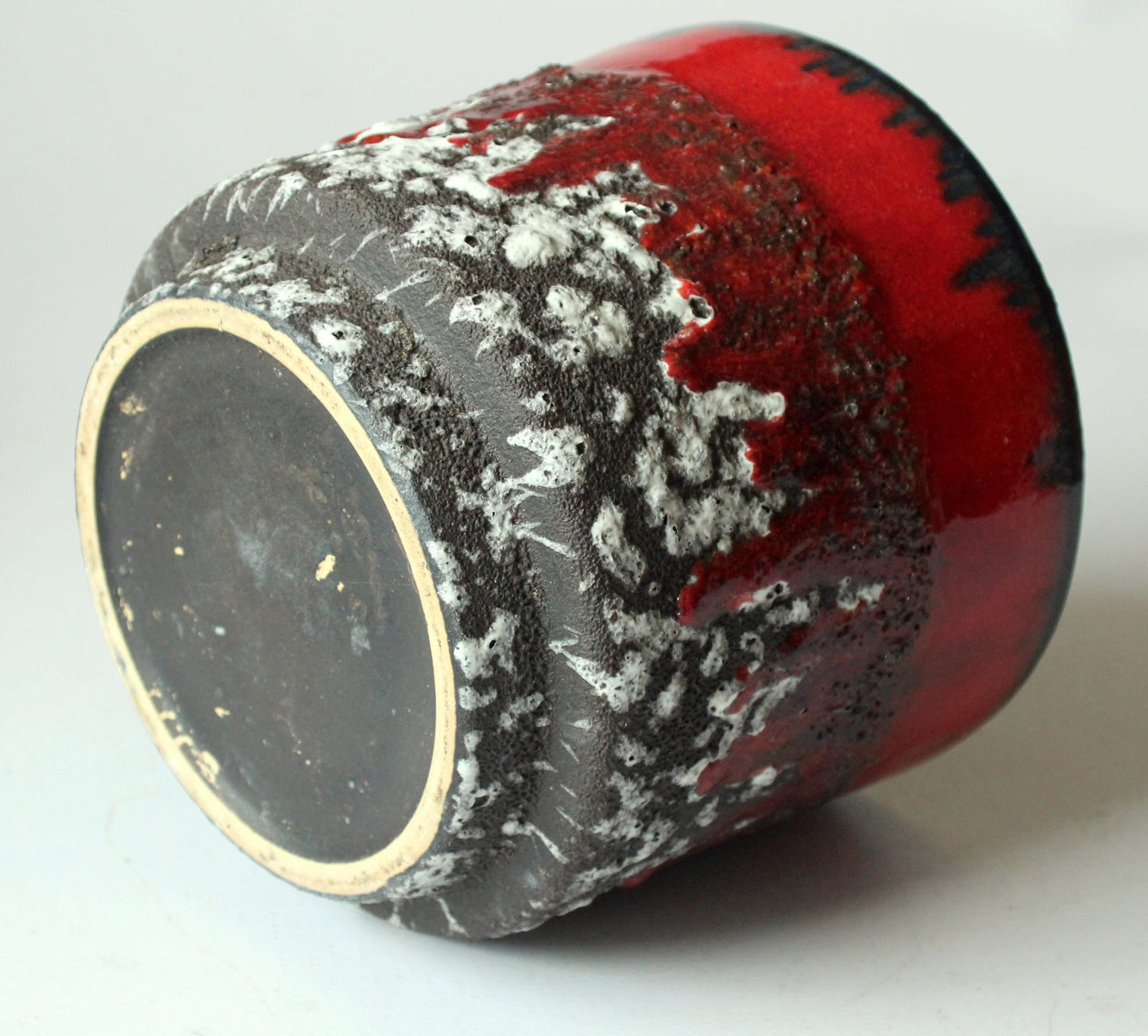 Vintage Fat Lava Keramik Blumentopf