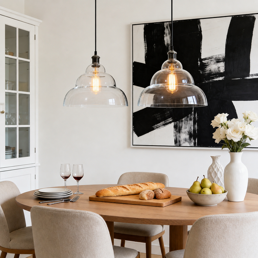Hängeleuchte "Halo Clear" von VDH Collection
