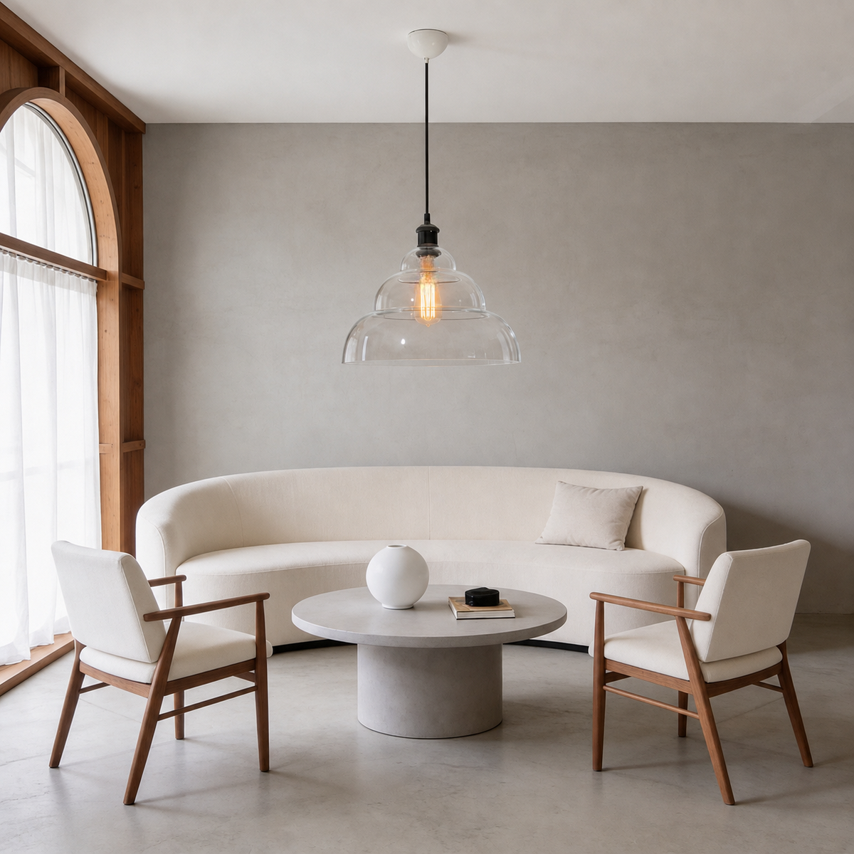 Hängeleuchte "Halo Clear" von VDH Collection