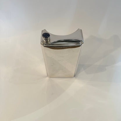 Flasque vintage en argent sterling lapis-lazuli par Cartier argent