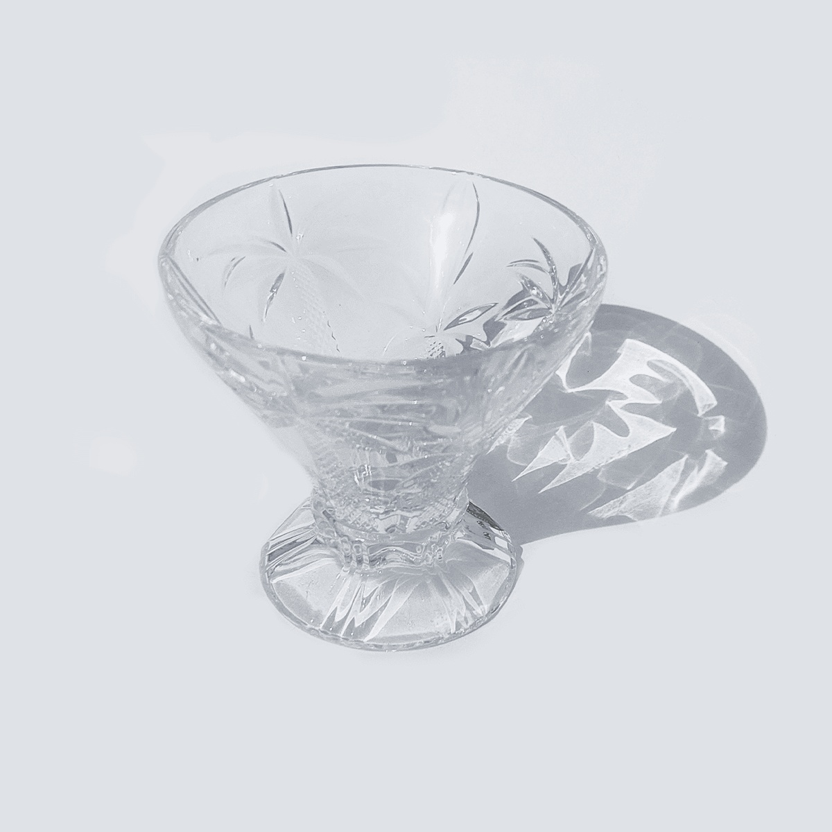 Bol à dessert en cristal par Palmito Transparent