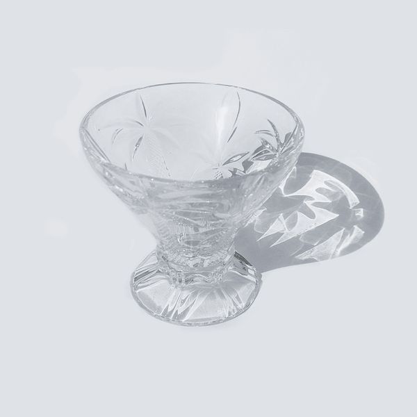 Bol à dessert en cristal par Palmito Transparent
