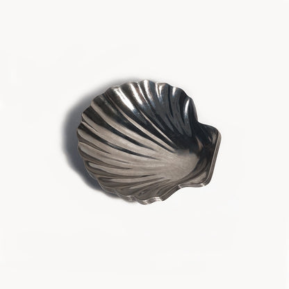 Vintage Coupelle Coquillages Silver Stainless Steel Set of 6