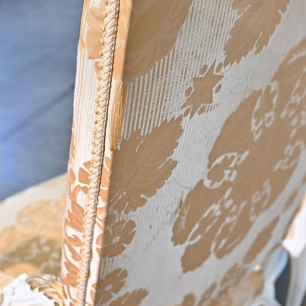 Vintage Esszimmer Set von 7 Italien Rococo Esszimmertisch und Stuhl Set von 7 einzigartig