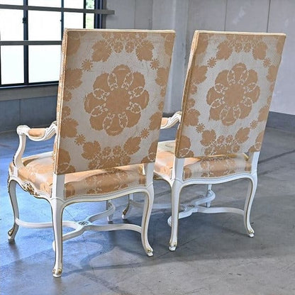 Vintage Esszimmer Set von 7 Italien Rococo Esszimmertisch und Stuhl Set von 7 einzigartig