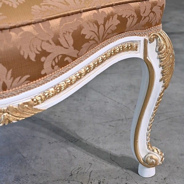 Vintage Esszimmer Set von 7 Italien Rococo Esszimmertisch und Stuhl Set von 7 einzigartig