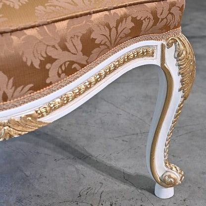 Vintage Esszimmer Set von 7 Italien Rococo Esszimmertisch und Stuhl Set von 7 einzigartig