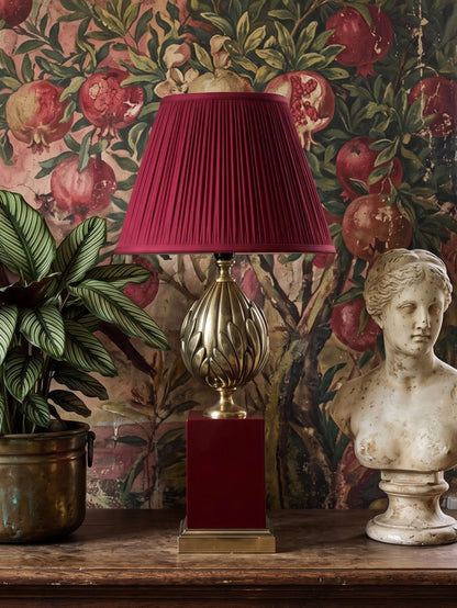 Vintage Tischlampe "Vérone" von Le Dauphin, Messing