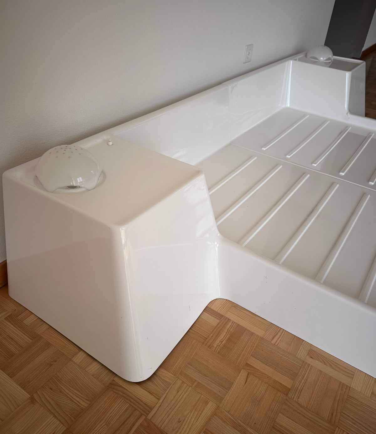 Vintage Doppelbett Space Age von Marc Held für Prisunic