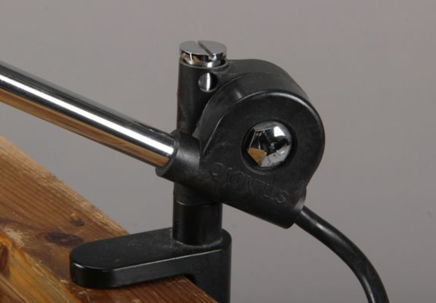 Vintage Schreibtischlampe Topo von Joe Colombo für Stilnovo silber