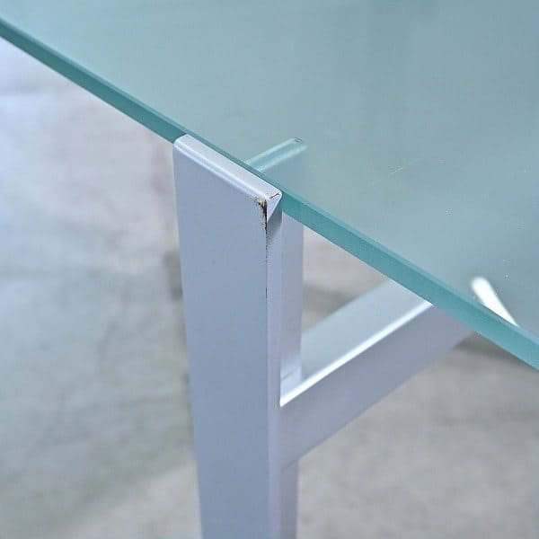 Vintage Esstisch EIFFEL von Piero Lissoni für Fiam Italia Glas