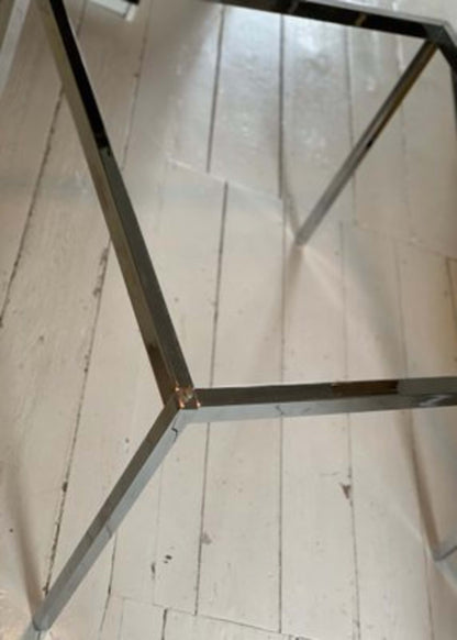 Vintage Esstisch von Florence Knoll Bassett für Knoll International, Marmor Chromfuß