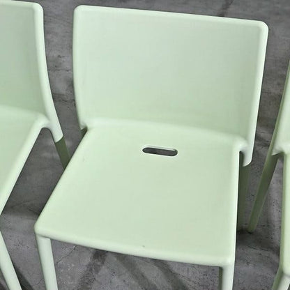 Vintage Stuhl AIR-CHAIR Mint von Jasper Morrison für Magis Set von 4 stapelbar