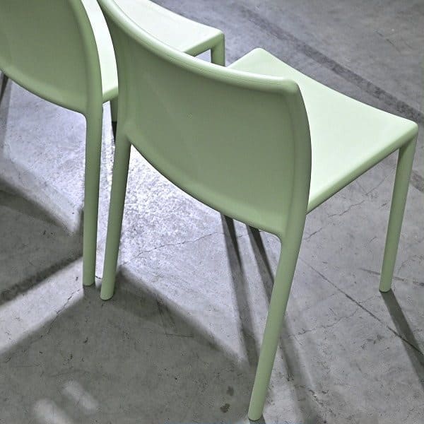 Vintage Stuhl AIR-CHAIR Mint von Jasper Morrison für Magis Set von 4 stapelbar