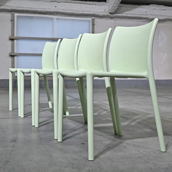Vintage Stuhl AIR-CHAIR Mint von Jasper Morrison für Magis Set von 4 stapelbar