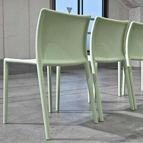 Vintage Stuhl AIR-CHAIR Mint von Jasper Morrison für Magis Set von 4 stapelbar