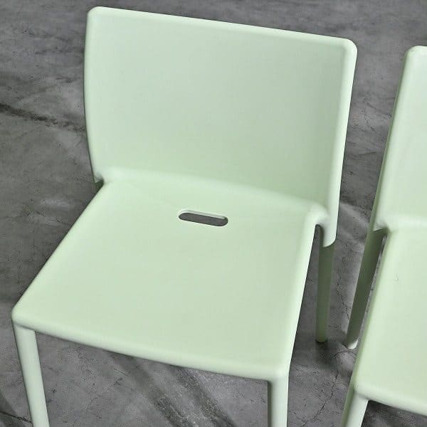 Vintage Stuhl AIR-CHAIR Mint von Jasper Morrison für Magis Set von 4 stapelbar
