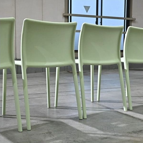 Vintage Stuhl AIR-CHAIR Mint von Jasper Morrison für Magis Set von 4 stapelbar