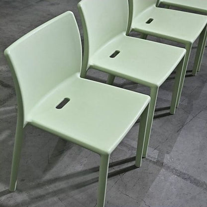 Vintage Stuhl AIR-CHAIR Mint von Jasper Morrison für Magis Set von 4 stapelbar