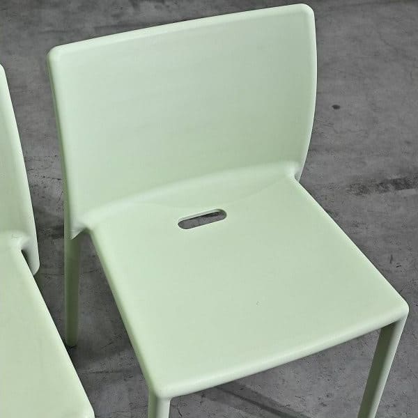 Vintage Stuhl AIR-CHAIR Mint von Jasper Morrison für Magis Set von 4 stapelbar