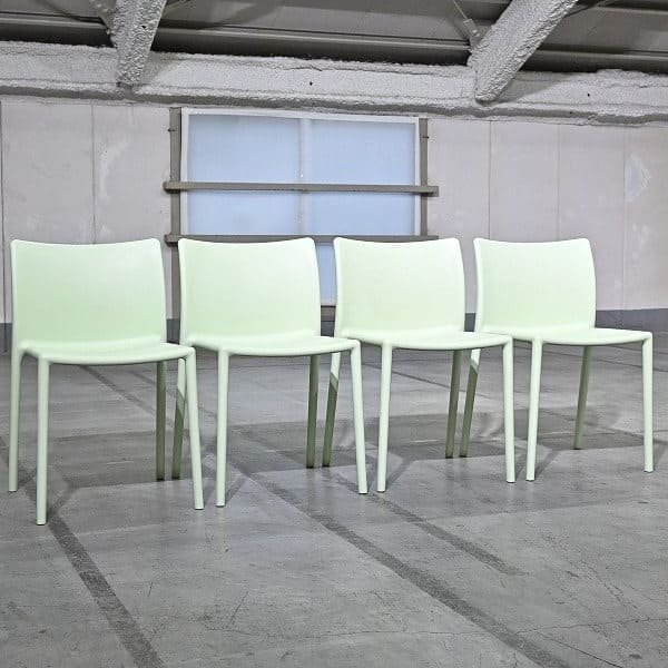 Vintage Stuhl AIR-CHAIR Mint von Jasper Morrison für Magis Set von 4 stapelbar