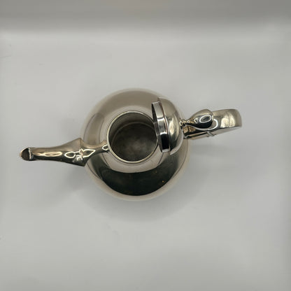 Vintage Teekanne Modell 8089 von Wilkens aus 800 Silber