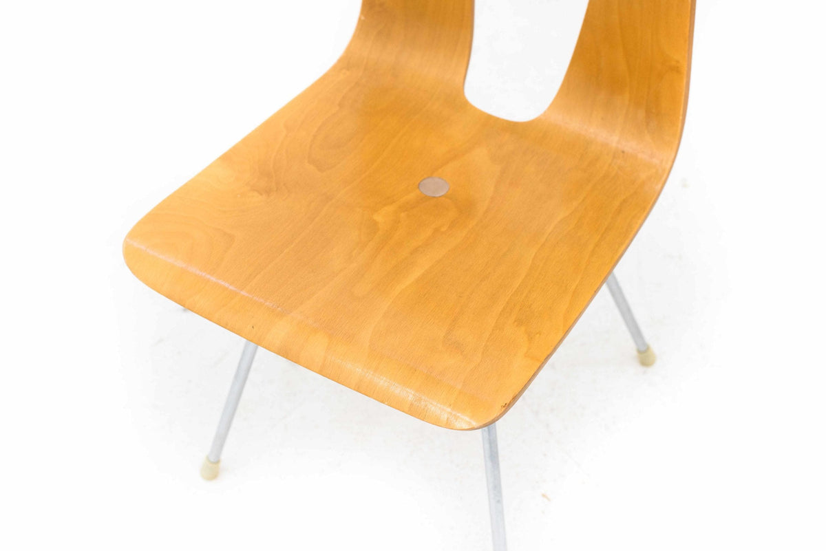 One-Point Chair by Hans Bellmann for Horgenglarus, Set of 4