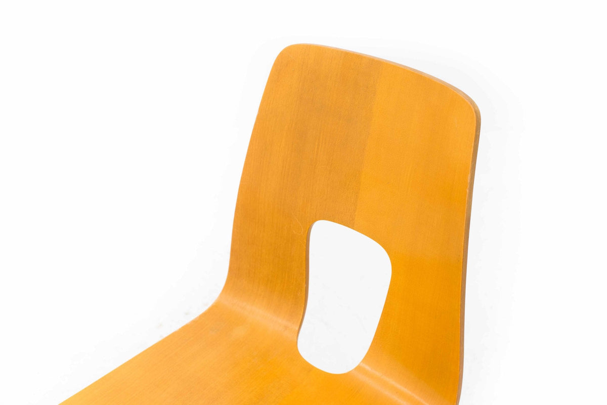 One-Point Chair by Hans Bellmann for Horgenglarus, Set of 4