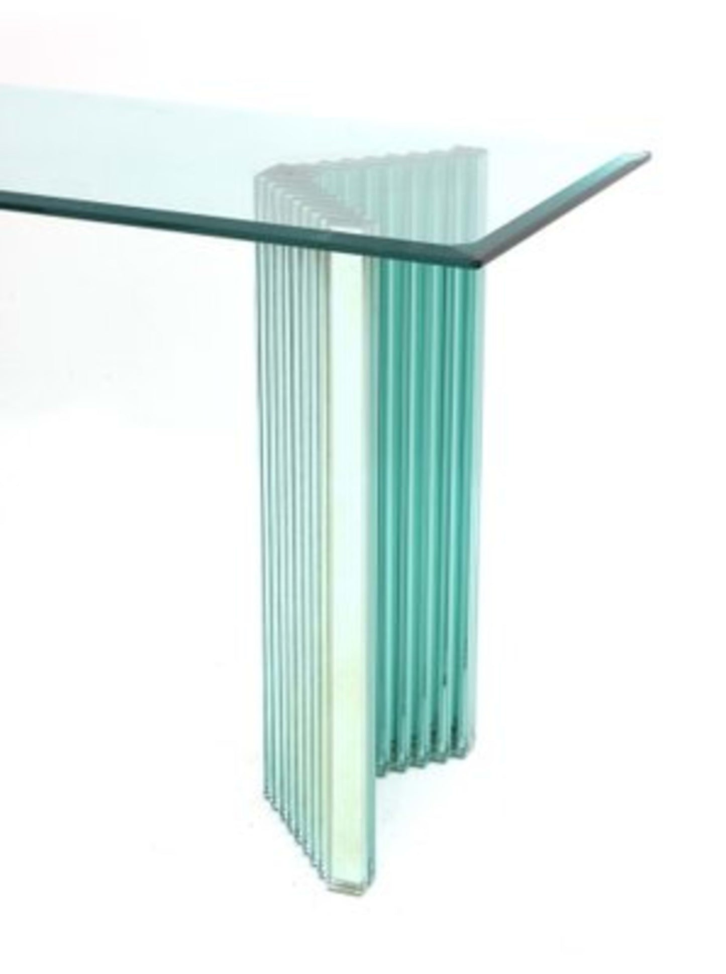 Vintage Konsole von Luigi Massoni für Gallotti und Radice, Spiegelglas