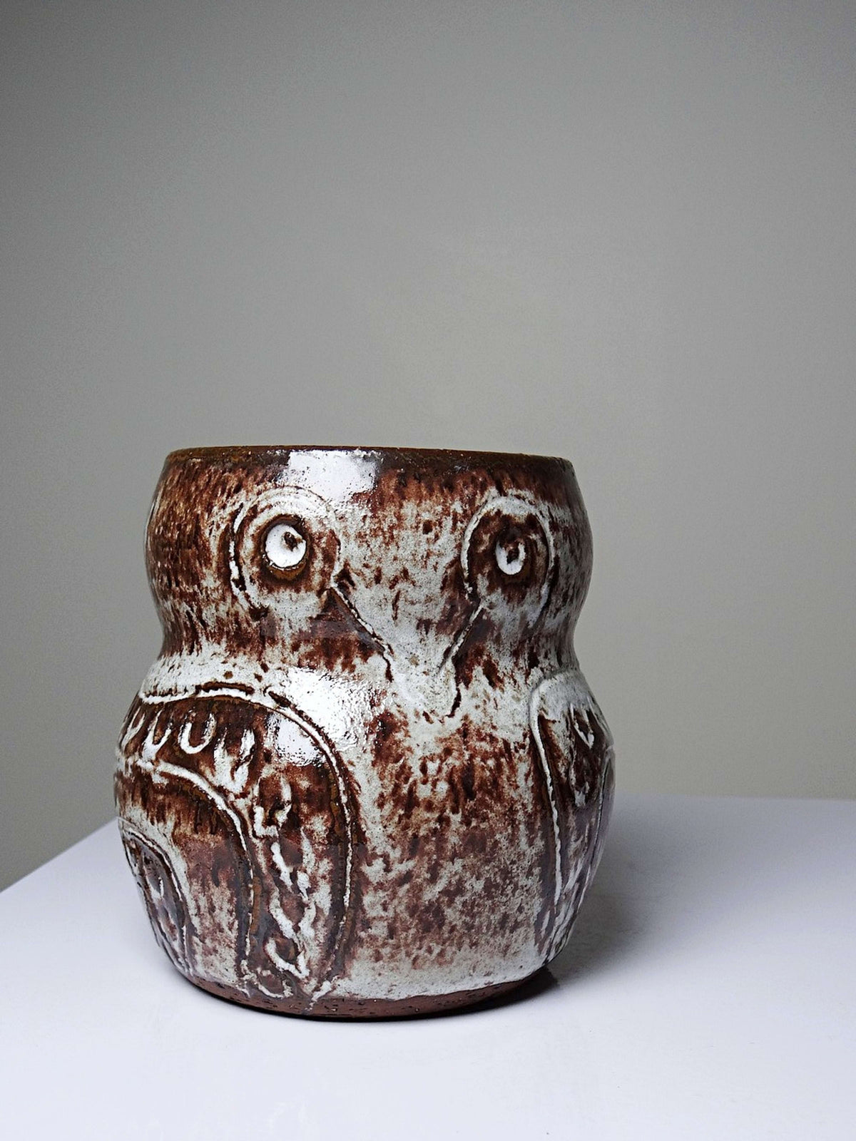 Vintage Vase "Chouette" von Alain Granet, Vallauris
