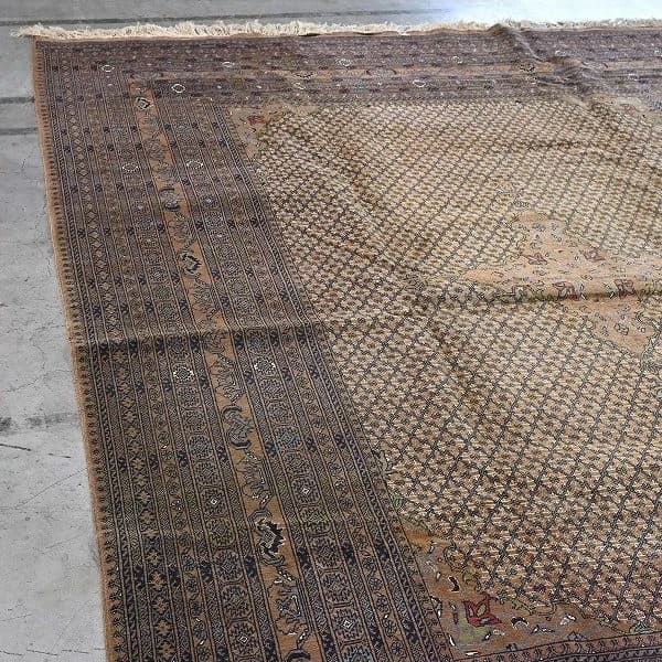 Vintage Teppich Bukharamuster handgeknüpft Pakistan 377x255cm