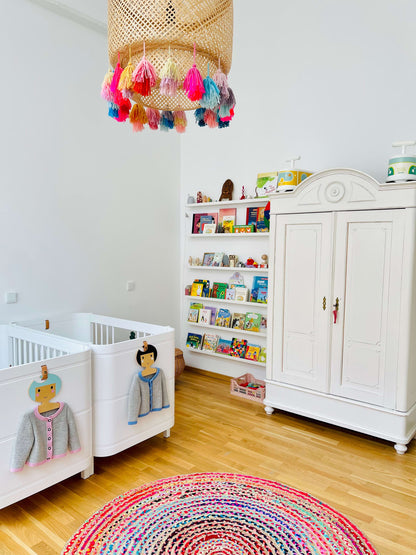 Babybett und Kinderbett "Wood Mini+" mit Hochbett-Erweiterung von Oliver Furniture