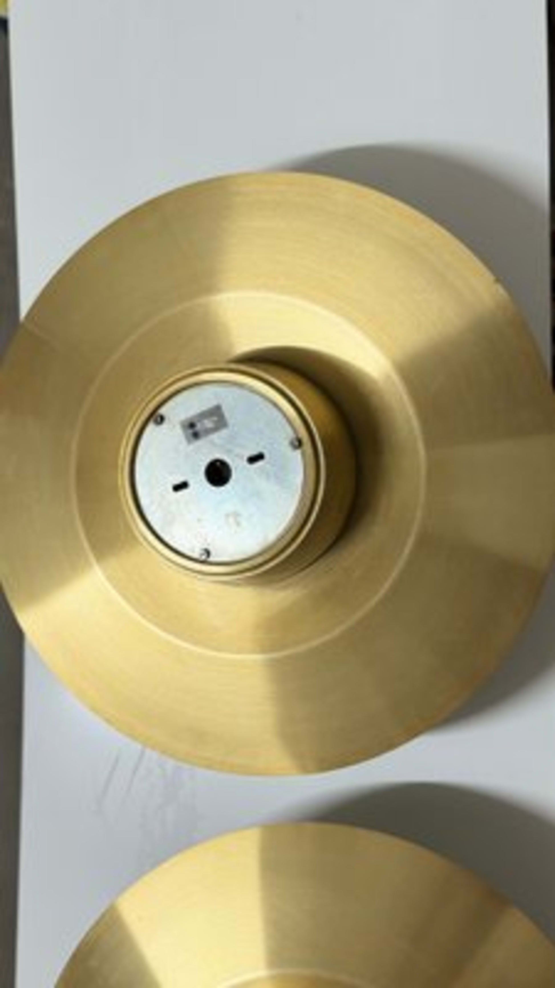 Vintage Deckenleuchte Verona von Svend Middelboe für Nordisk Solar Set von 2 Messing