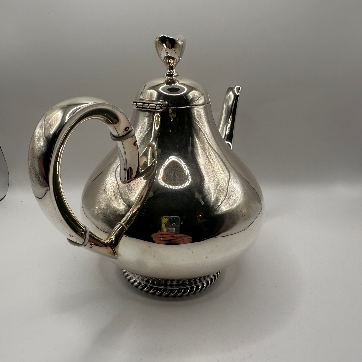 Vintage Teekanne Modell 8089 von Wilkens aus 800 Silber