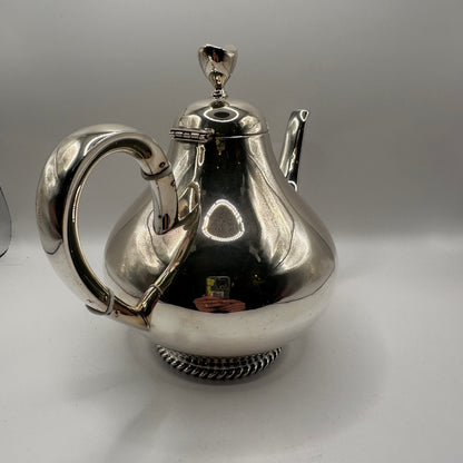Vintage Teekanne Modell 8089 von Wilkens aus 800 Silber