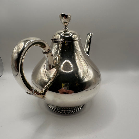 Vintage Teekanne Modell 8089 von Wilkens aus 800 Silber