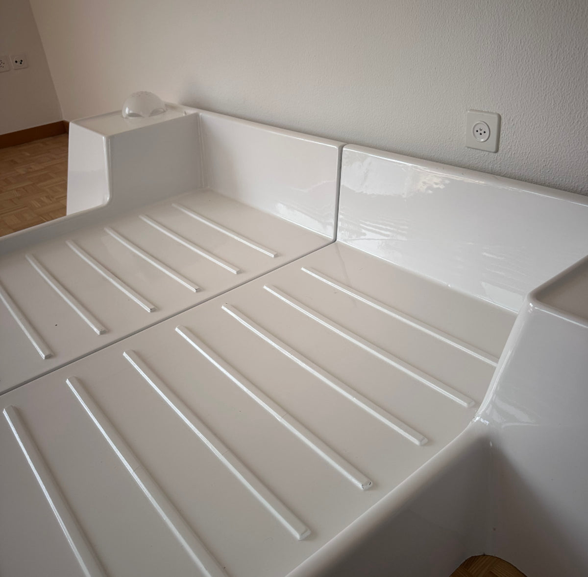 Vintage Doppelbett Space Age von Marc Held für Prisunic