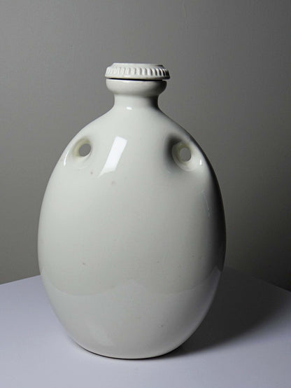 Vintage Fayence-Wärmflasche "The Mecca" von Grimwades England