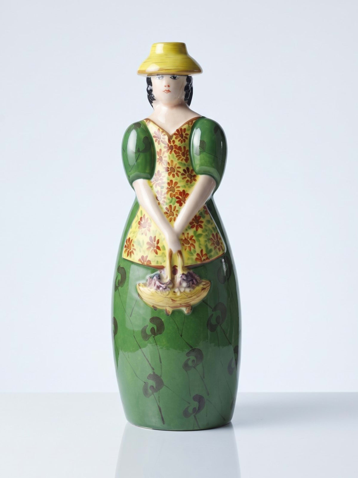Vintage Likörflakon "Guignolet" im Stil von Robj, Porzellan Limoges