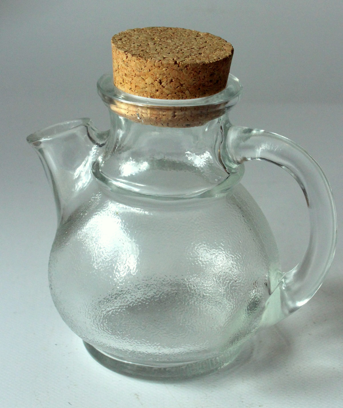 Vintage Nusskanne von Tischfein/WMF aus Glas und Kork