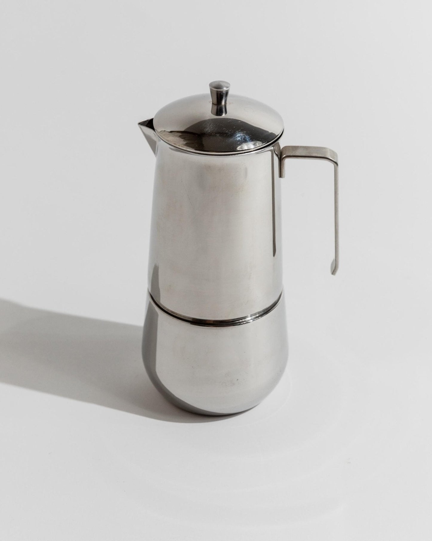 Vintage Kaffeeset Orchidea von Gnutti für INOXPRAN, 5-teilig, Moka Caffettiera, unbenutzt