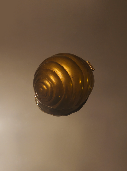 Vintage Messingdose Shell