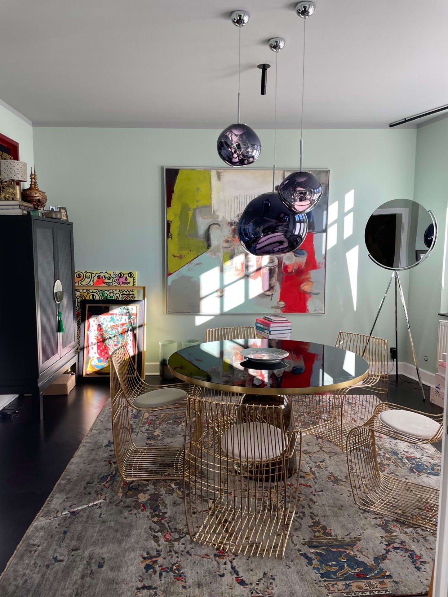 Vintage Teppich Polonaise Redbridge Aerial von Jan Kath für Jan Kath Design (ID 106)