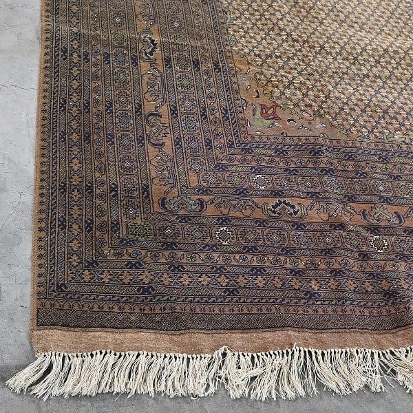 Vintage Teppich Kasak-Muster handgeknüpft aus Wolle, Pakistan